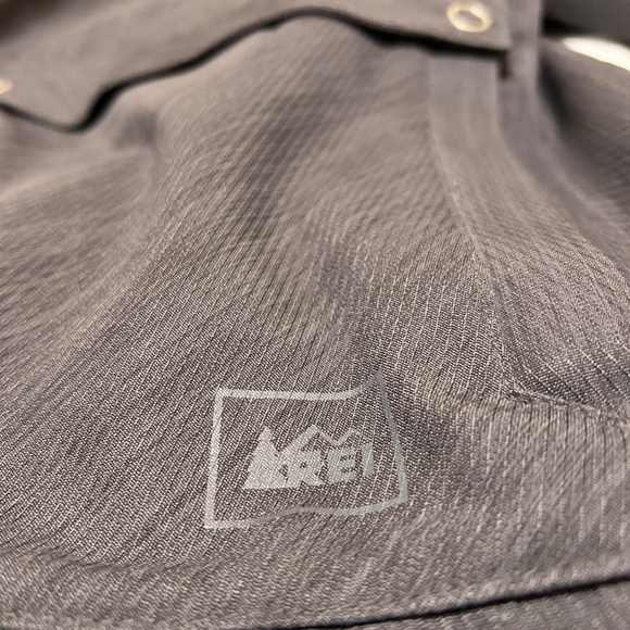 REI Mens Rainjacket/Parka, Charcoal Gray, Size XL - Picture 4 of 15